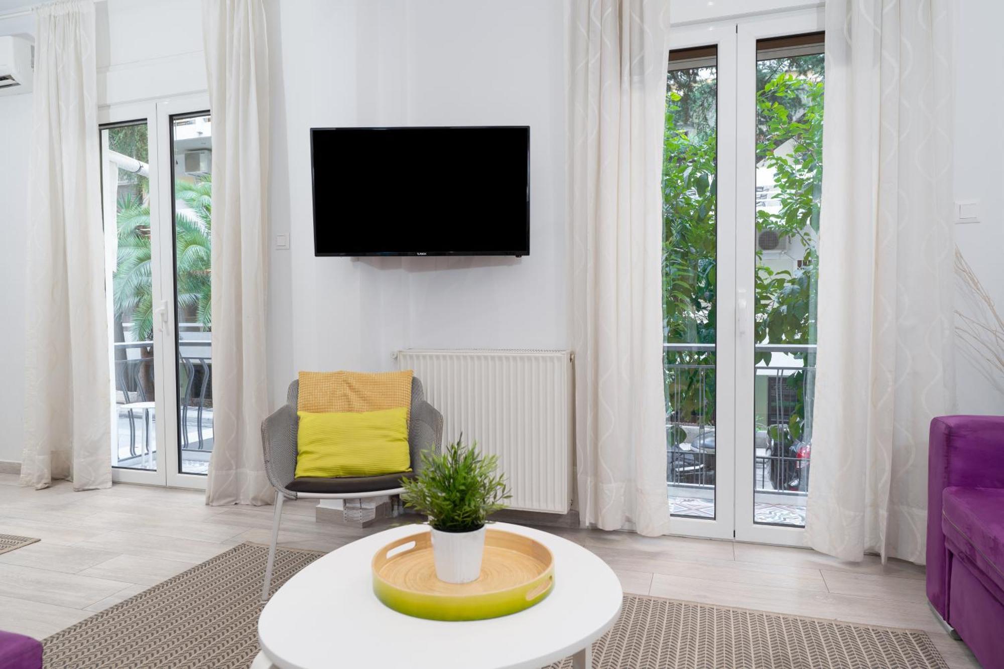Spacious Modern Apartment In Athens Near Metro Buitenkant foto