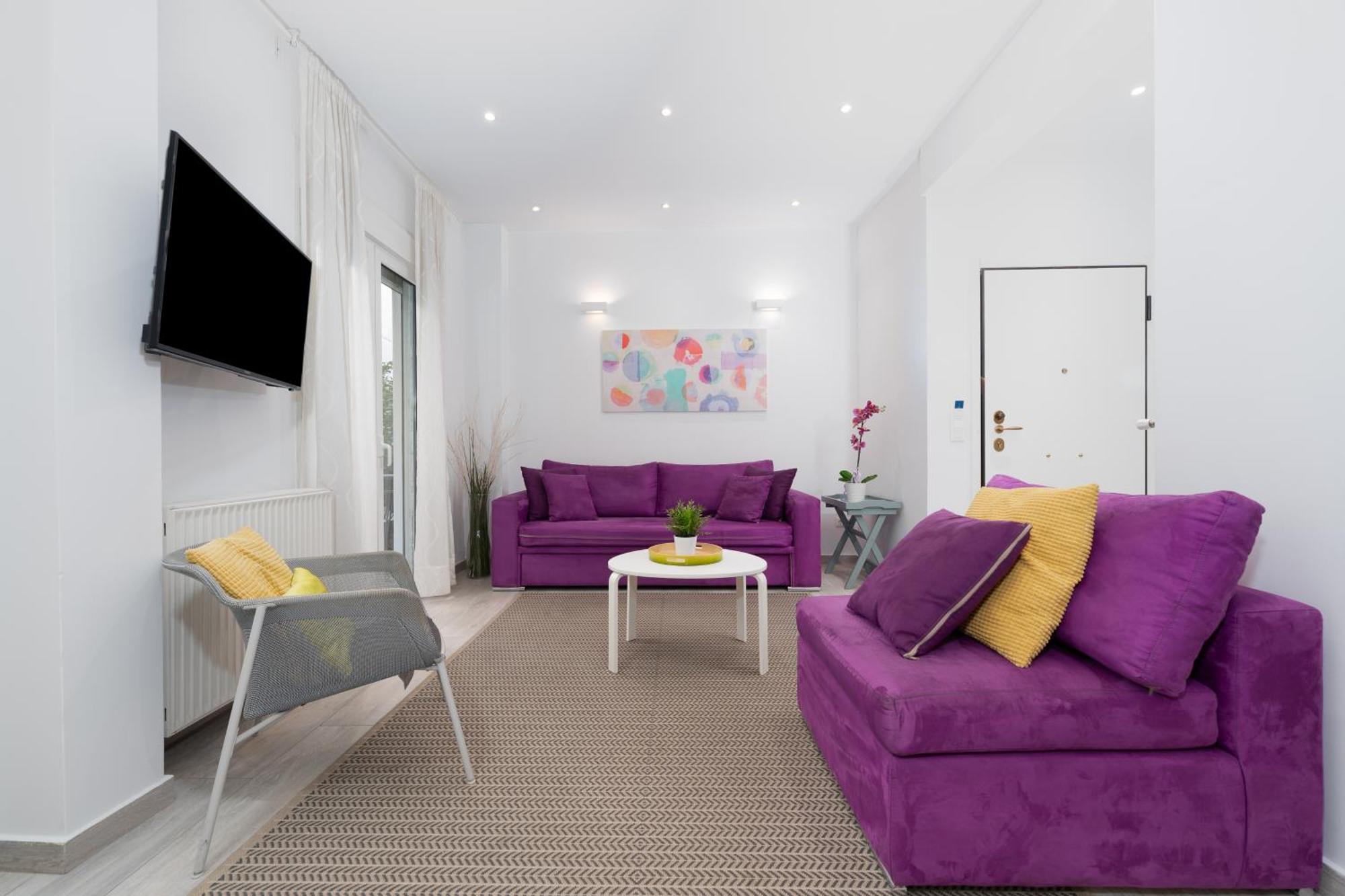 Spacious Modern Apartment In Athens Near Metro Buitenkant foto