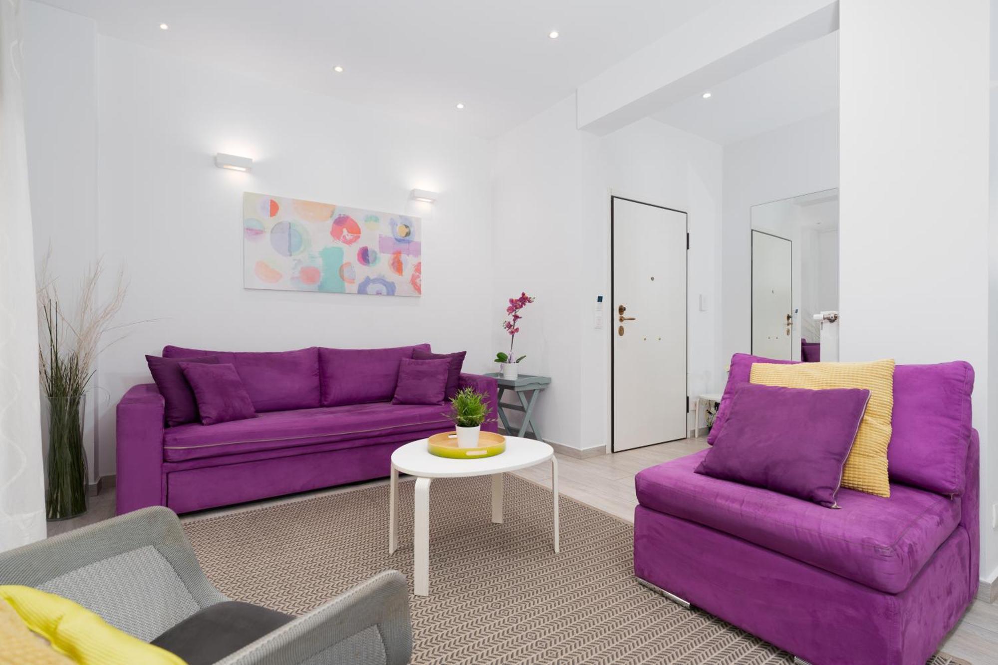 Spacious Modern Apartment In Athens Near Metro Buitenkant foto