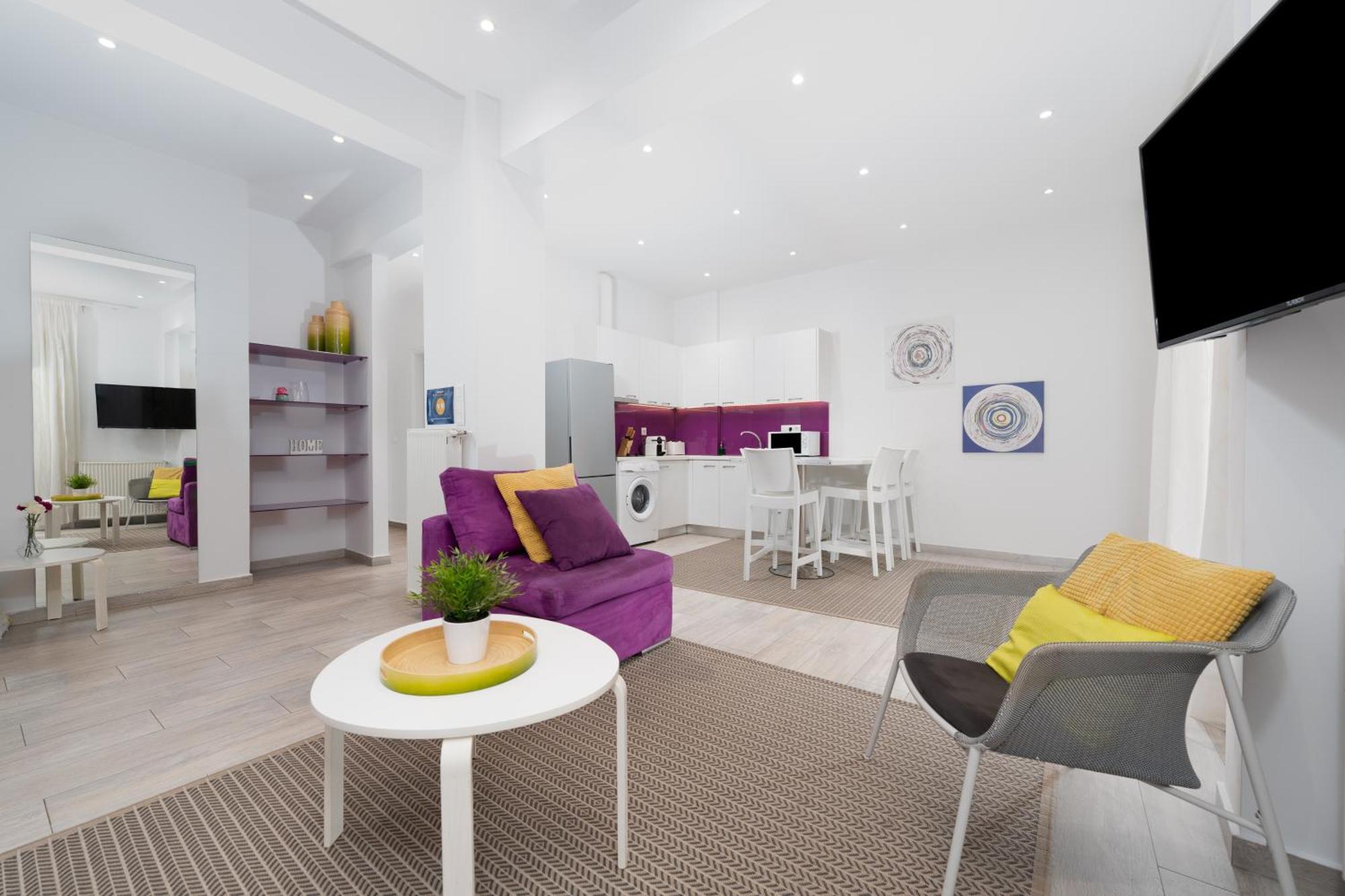 Spacious Modern Apartment In Athens Near Metro Buitenkant foto
