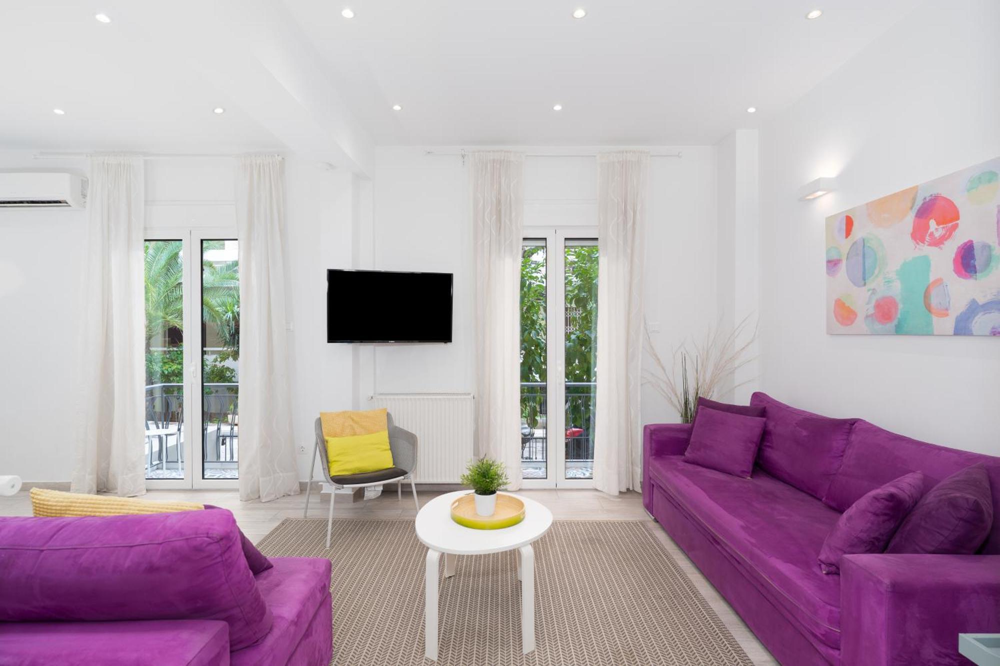 Spacious Modern Apartment In Athens Near Metro Buitenkant foto